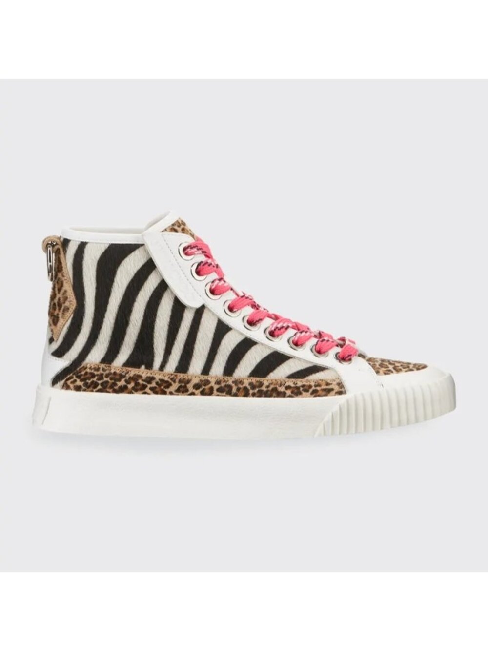 CS-8. Jimmy Choo Impala Animal Print High-Top Sneakers IT 40 US 10